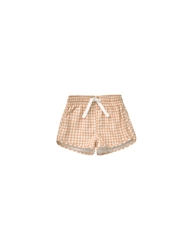 Quincy Mae Boys Swim, Melon Gingham